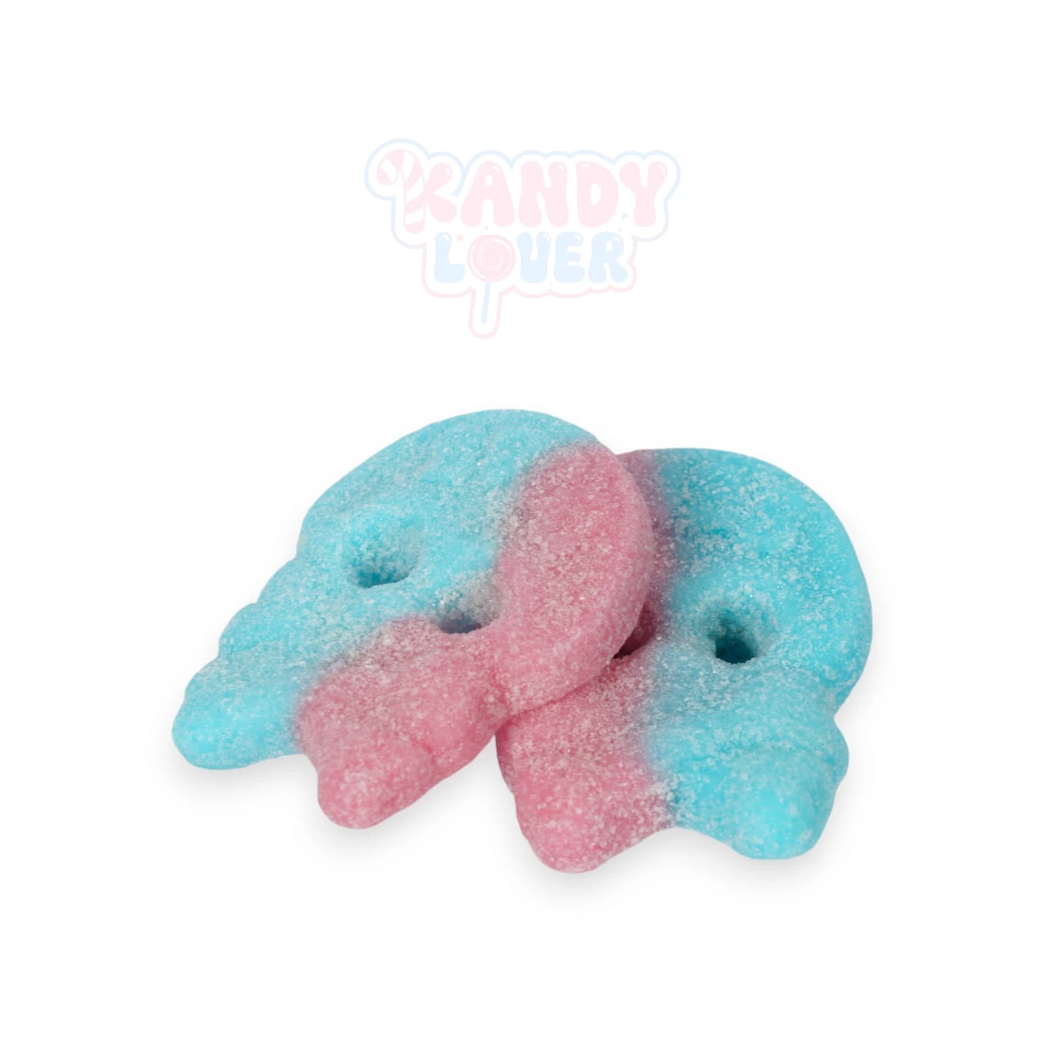 BUBS Bubblegum Skull, Swedish sour gummy candy from Kandy Lover.