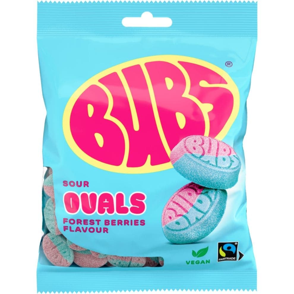 BUBS Forest Berries Ovals, Swedish berry gummy candy from Kandy Lover.