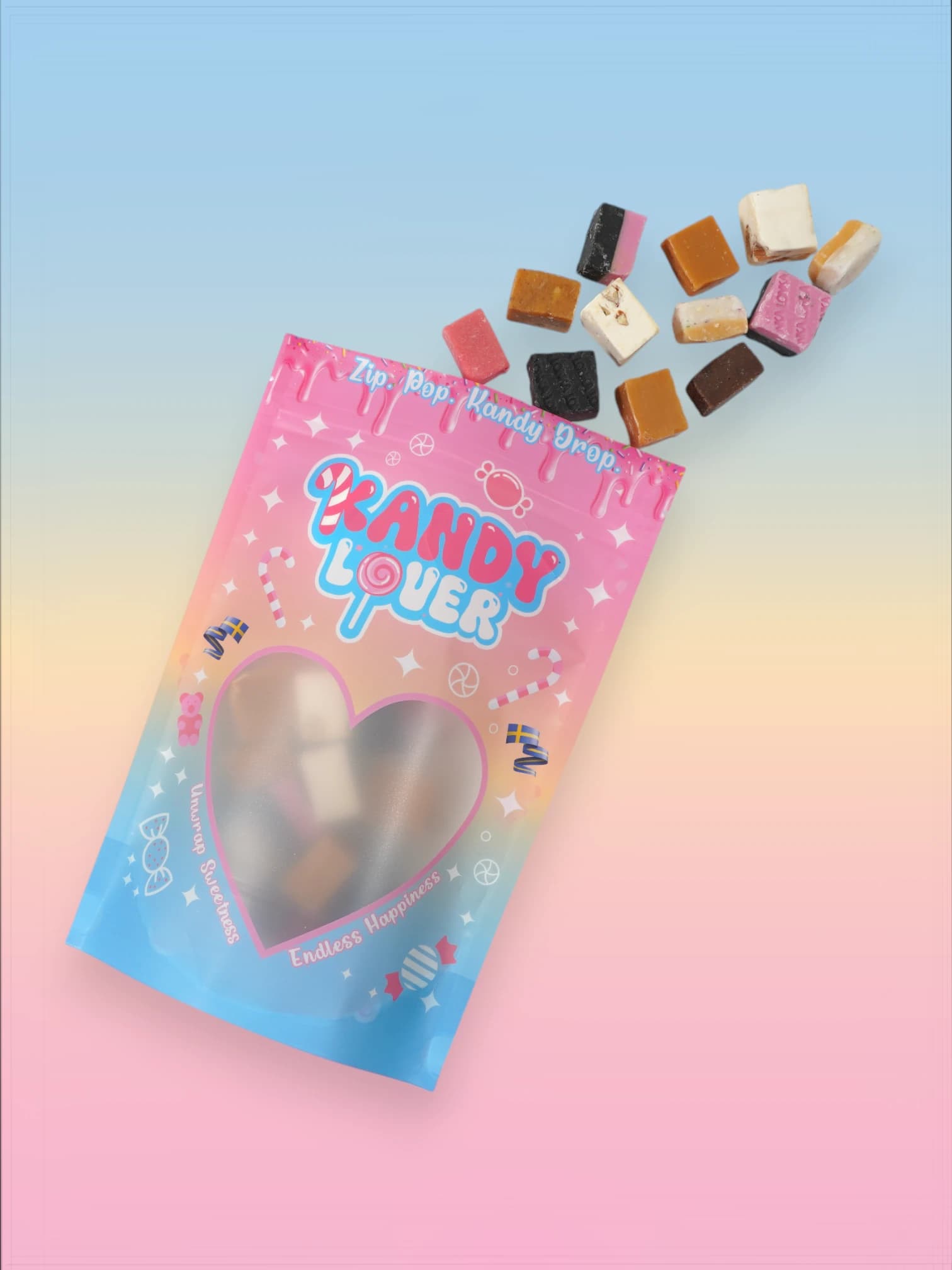 Kandy Fudge Mix, Scandinavian Fudge Candy Box from Kandy Lover.