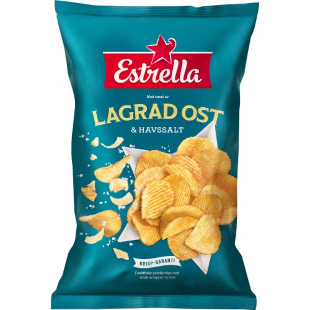 Swedish Aged Cheese Sea Salt Chips from Kandy Lover