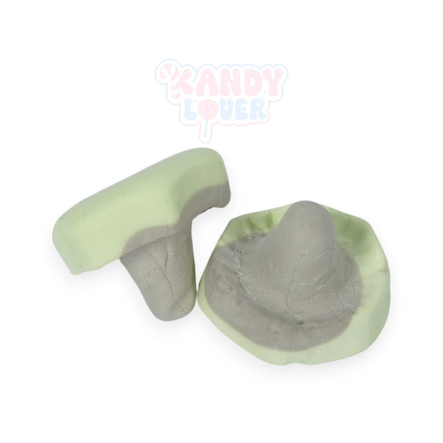 Pear Licorice Mushroom Candy, Swedish foam mushroom from Kandy Lover.
