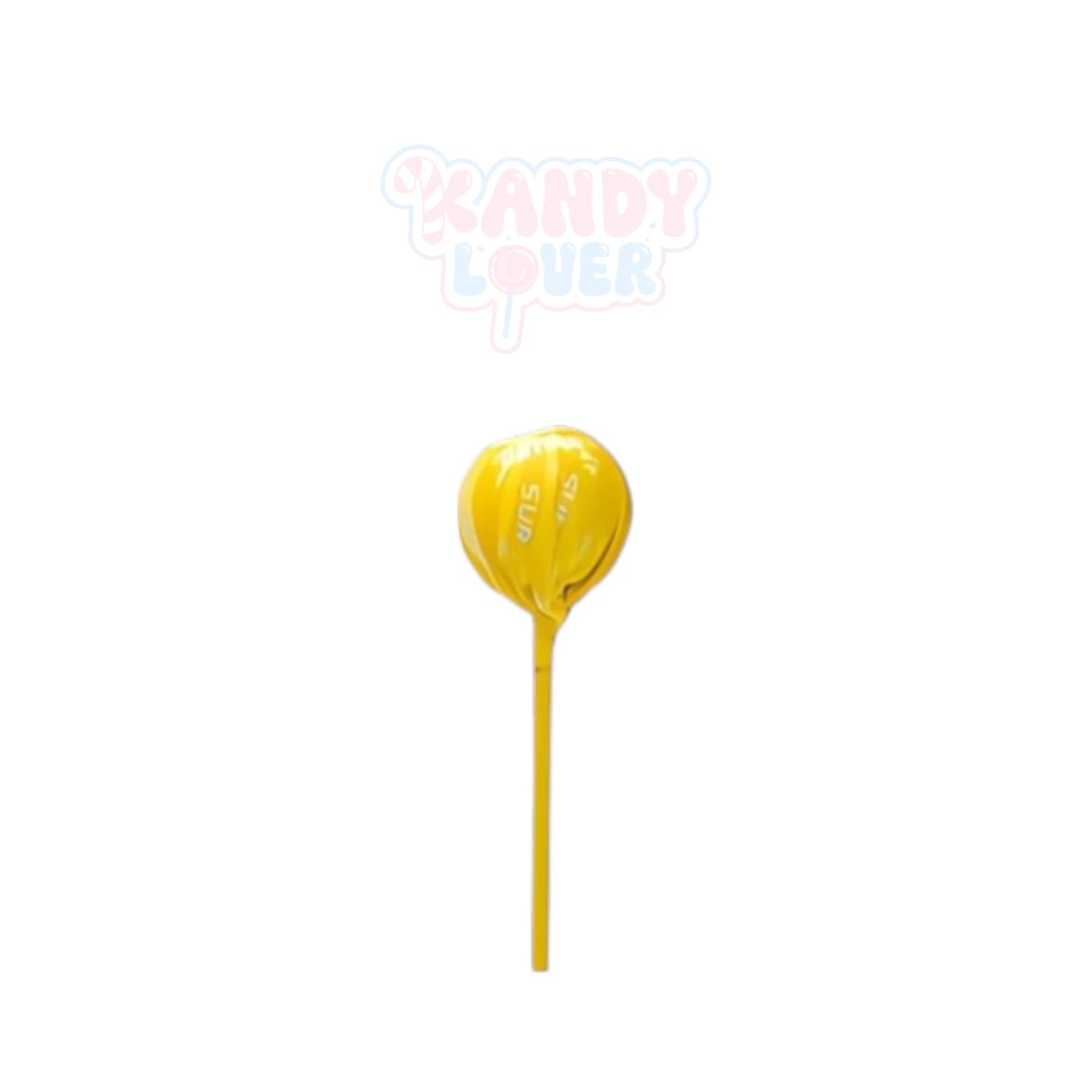 S-Mark Sour Lemon Lollipop, Swedish sour candy from Kandy Lover.