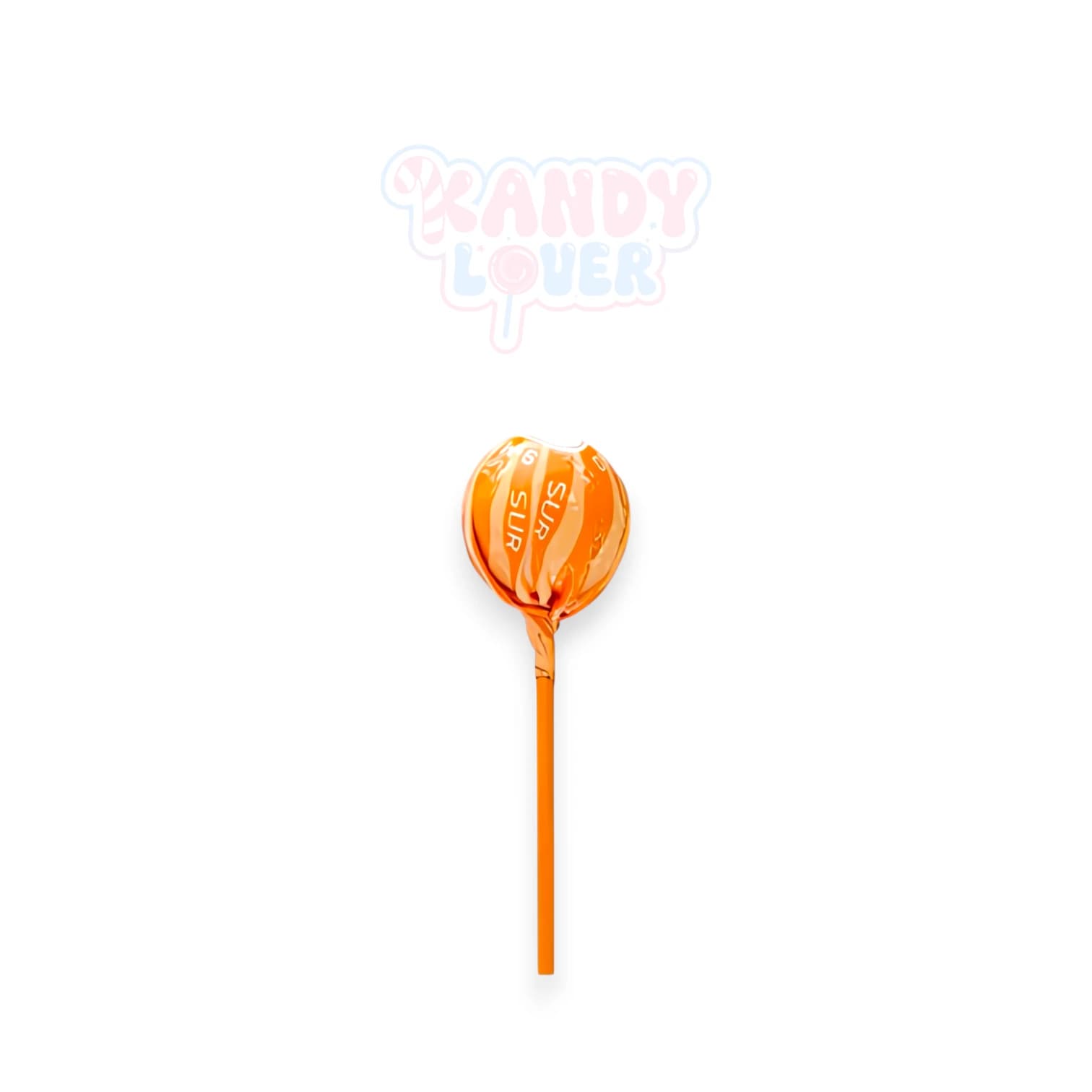 S-Mark Sour Pineapple Lollipop, Swedish sour candy from Kandy Lover.