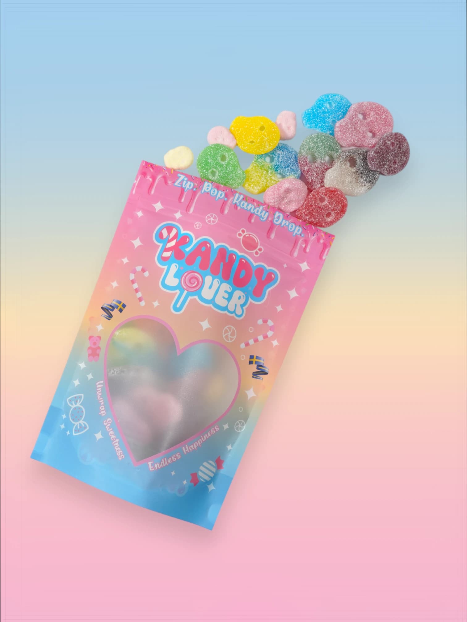 Kandy Skull Mix, Swedish Skull Candy Box from Kandy Lover.