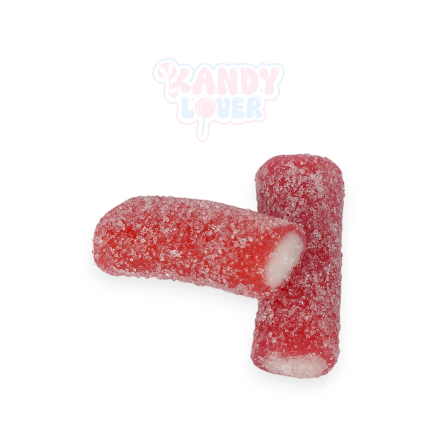 Sour Strawberry Bites, fizzy strawberry candy from Kandy Lover.