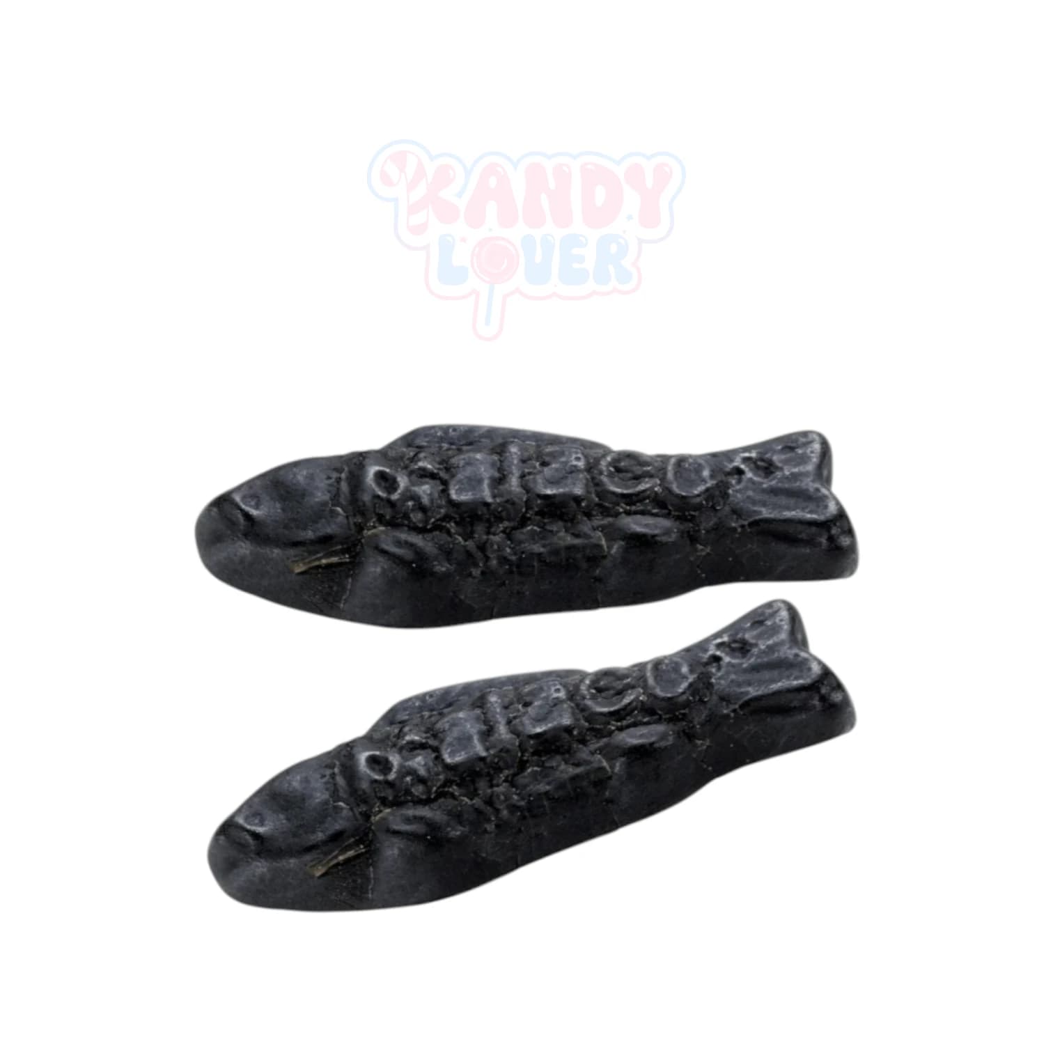 Swedish Licorice Fish, salty licorice candy from Kandy Lover.