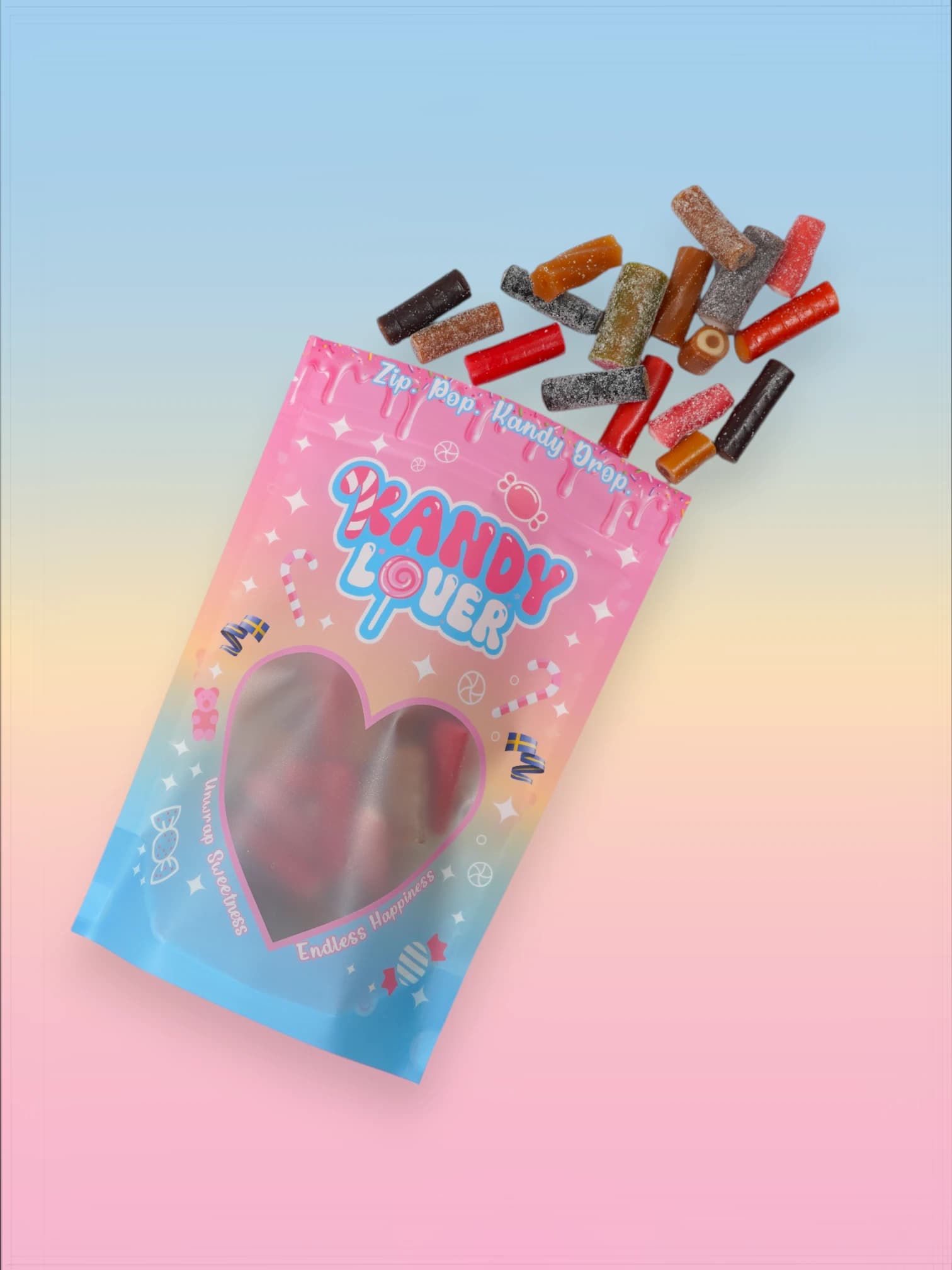 Kandy Toms Mix, Swedish Candy Bites Mix Box from Kandy Lover.