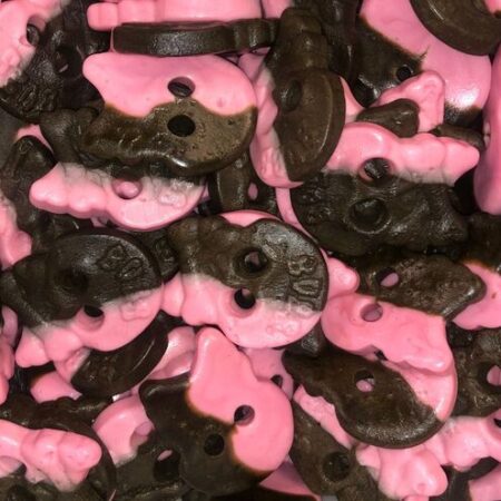 Bubs Raspberry Licorice Foam Skull